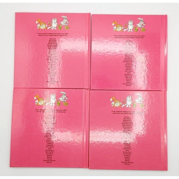 Lot Of 4 Help me Be Good Books By Joy Berry Hardcover 1988 Grolier - Picture 2 of 2